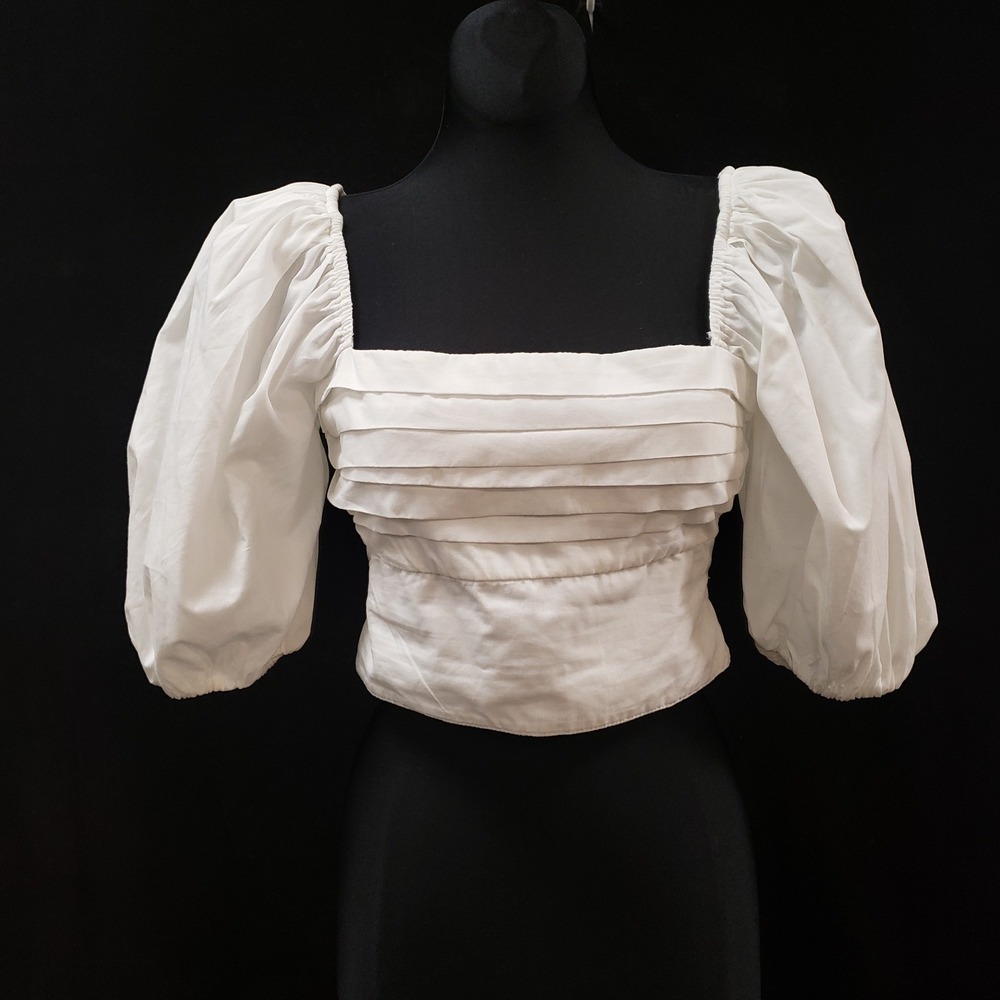 Abercrombie & Fitch Emerson Top Size XS Renaissance Coquette Milkmaid Going Out
